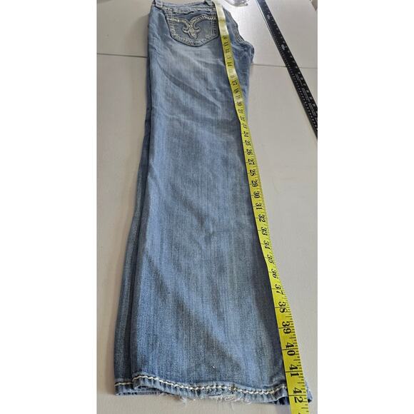 Rock Revival Jeans Women's 30 Blue Vivian Boot Distressed & Fade - Picture 10 of 16